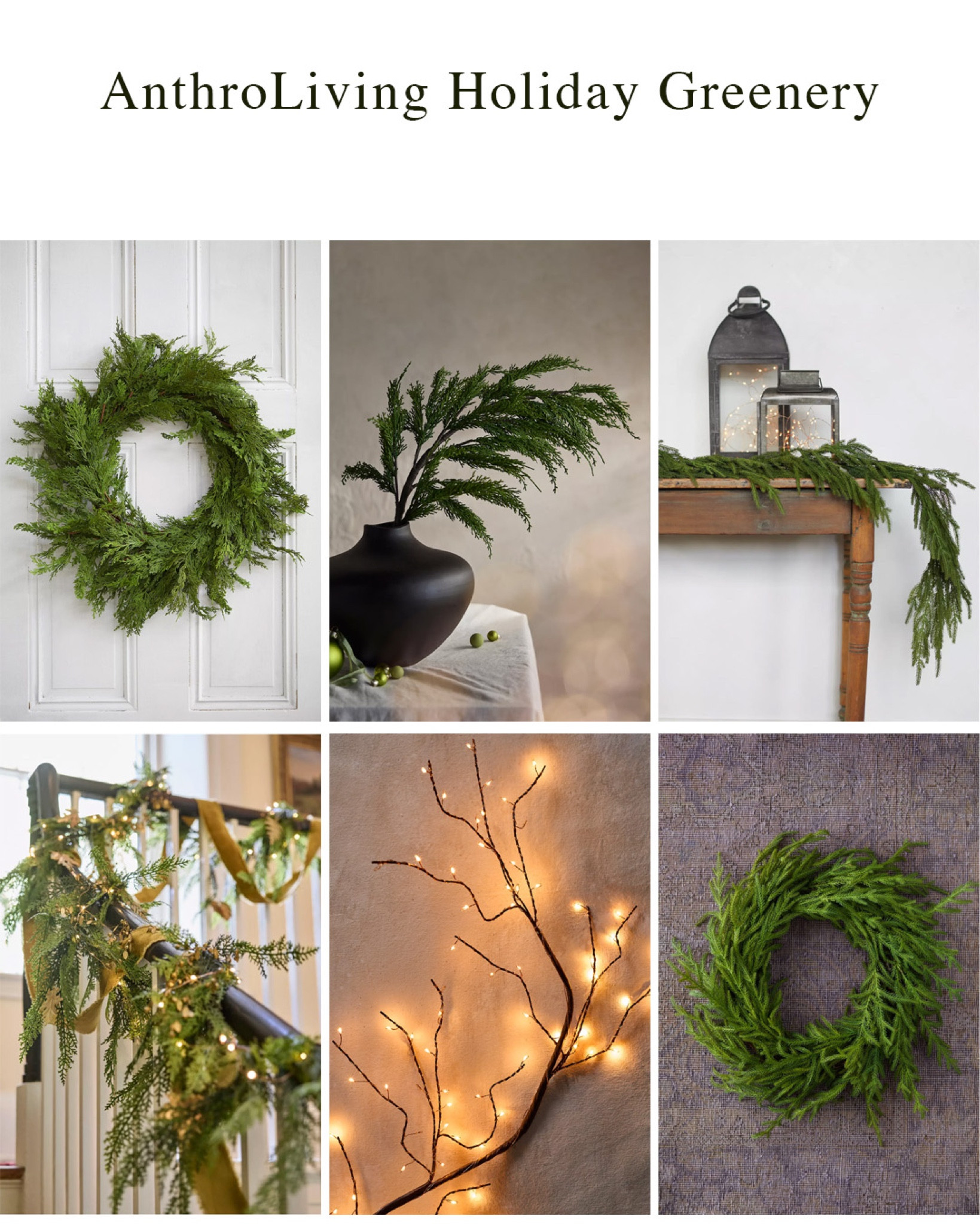 Artificial garlands, wreaths & stems for the holidays! 🌲 #garland #wreath 

#LTKHoliday #LTKSeasonal #LTKHome