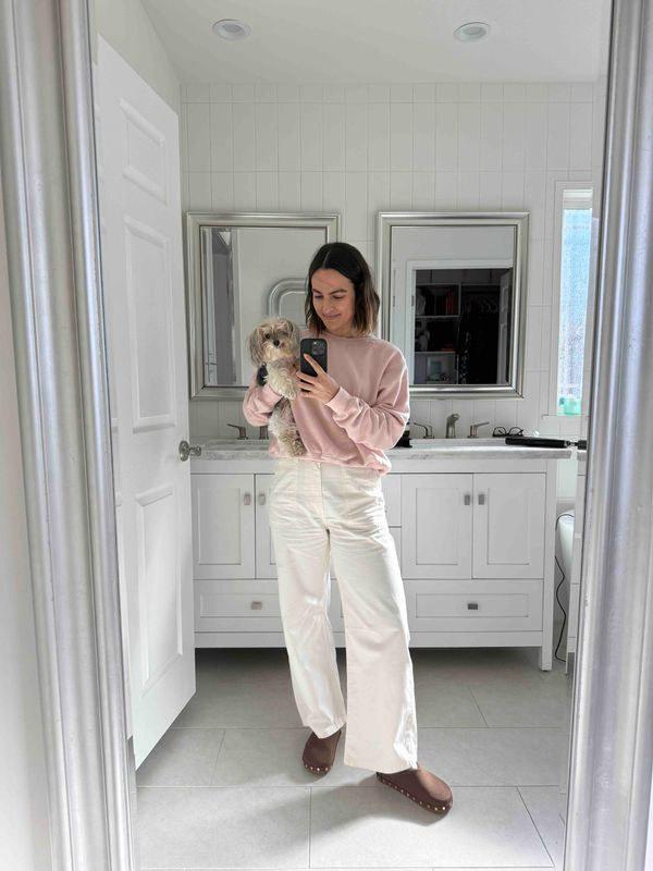 Currently wearing ✨ These ecru utility pants are a wardrobe must-have! Style with sweaters now and wear into spring/summer with your favorite lightweight tops.  

 #LTKdayinmylife #LTKootd