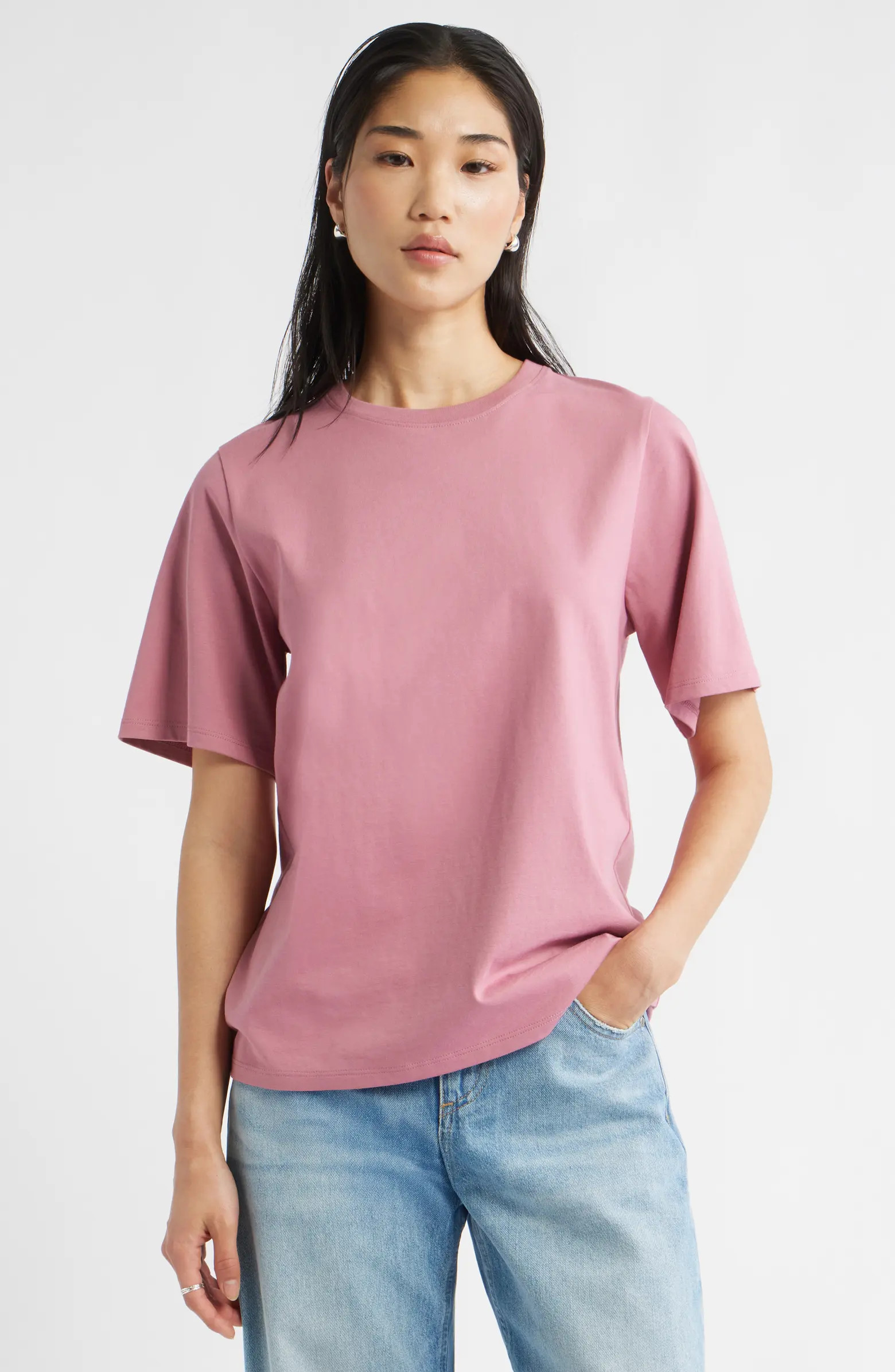 Nordstrom Relaxed Fit Pima Cotton Crewneck T-Shirt | Nordstrom | Nordstrom