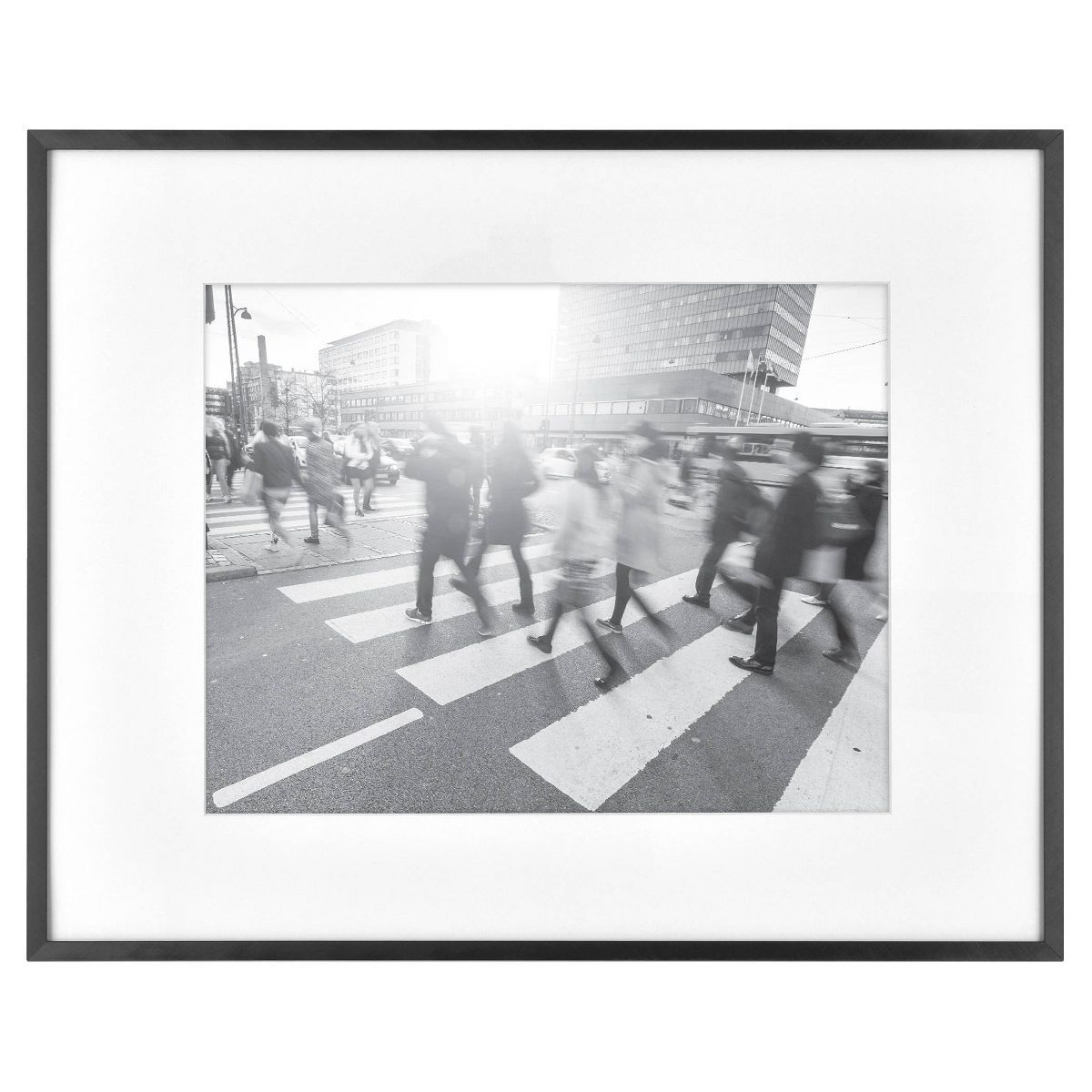 14.4" x 18.4" Matted to 8" x 10" Thin Gallery Frame Black - Threshold™ | Target