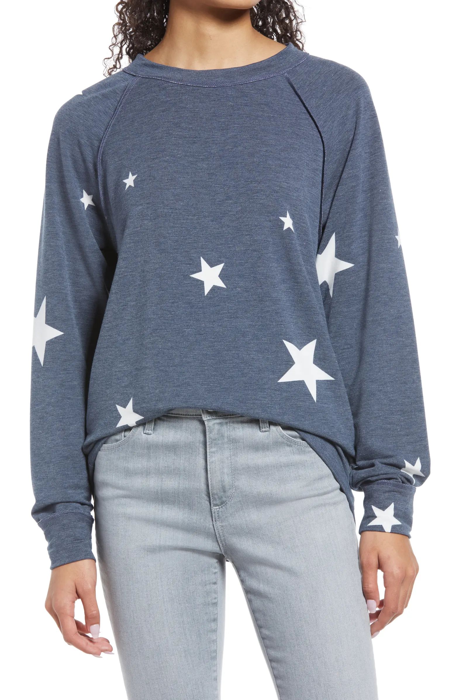 Caslon® Cozy Star Sweatshirt | Nordstrom | Nordstrom