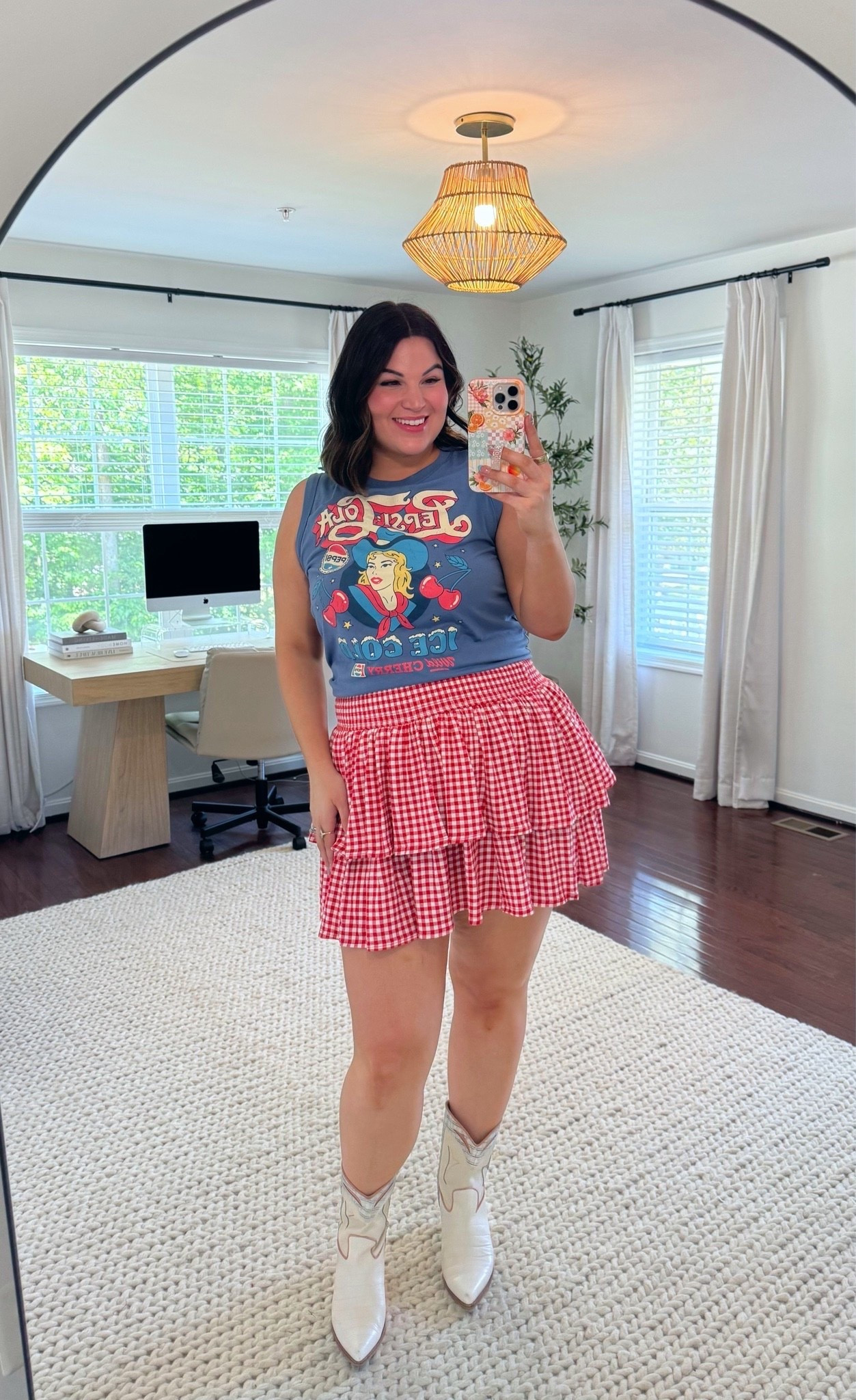 Midsize summer outfits from @Torrid  

Pepsi tank top: size 00
Ruffle skort: size 0

country concert, Fourth of July

#LTKootd #LTKMidsize #LTKSeasonal