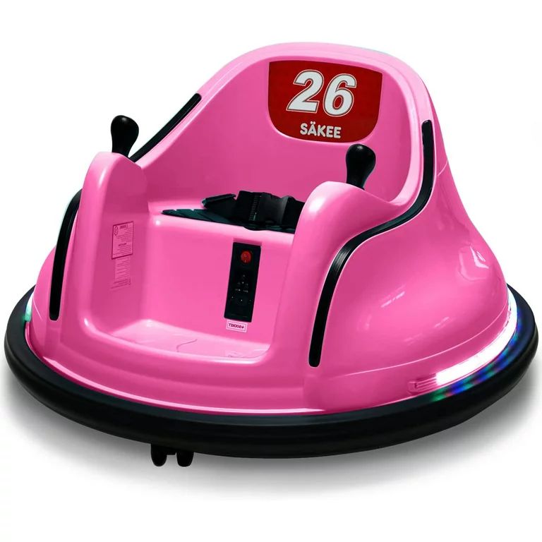 12V Electric Ride On Bumper Car for Kids & Toddlers 1.5-8 Years Old, DIY Sticker Baby Toy Gifts W... | Walmart (US)