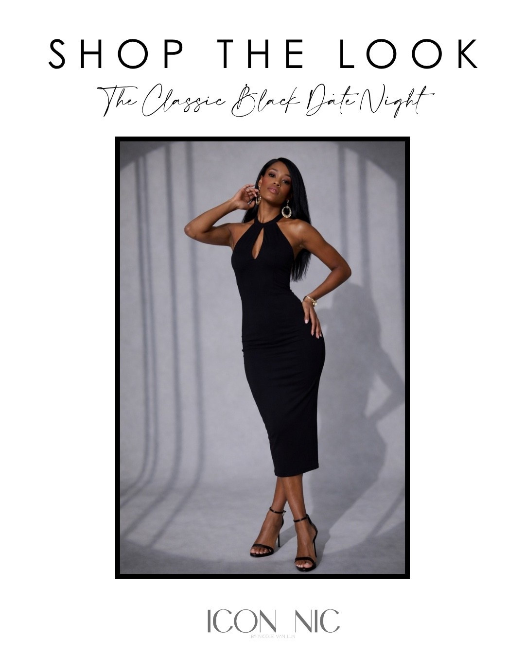 Main character. No notes.🖤 

This is what The Classic Black Date Night looks like when she walks in and the whole room shifts. Halter neckline. Midi length. Heels that mean business.

#LTKSaleAlert #LTKTall #LTKootd