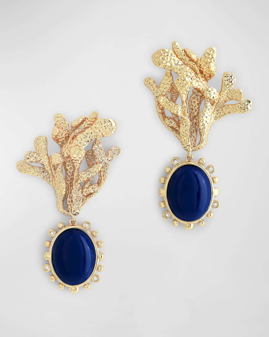 Kelp with Lapis Drop Earrings | Neiman Marcus