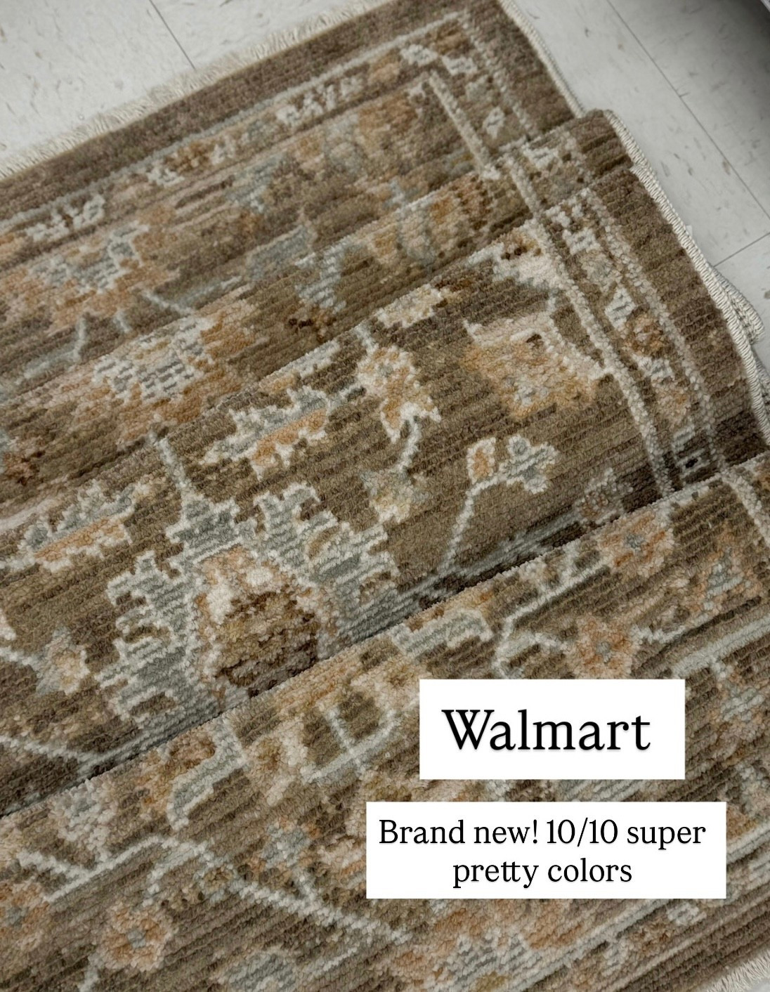 I was so surprised at how beautiful this rug is from Walmart new from my Texas house, brown accent, rug, brown area rug, brown Runner from Walmart

#LTKSaleAlert #LTKHome