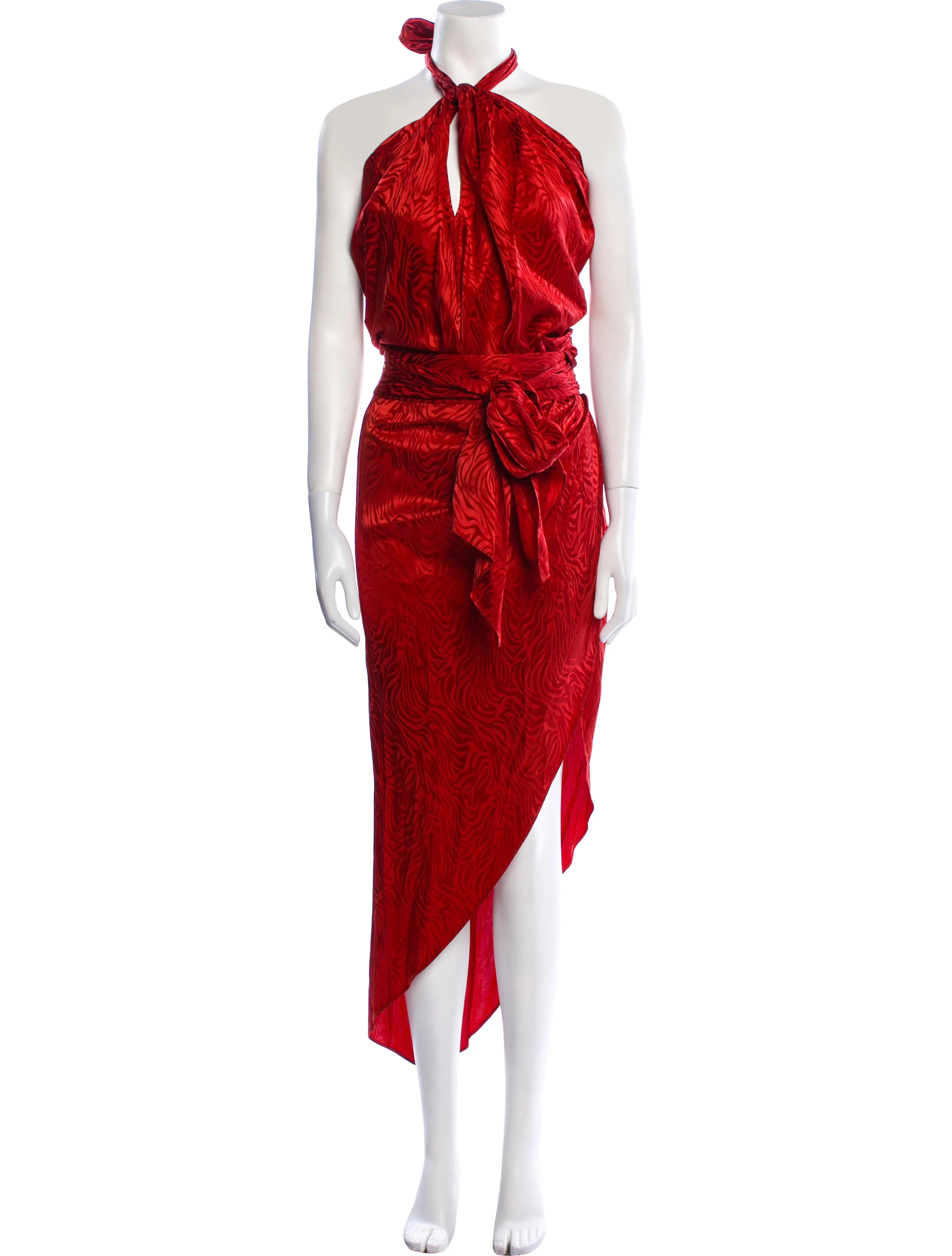 Silk Pleated Accents Skirt Set | The RealReal