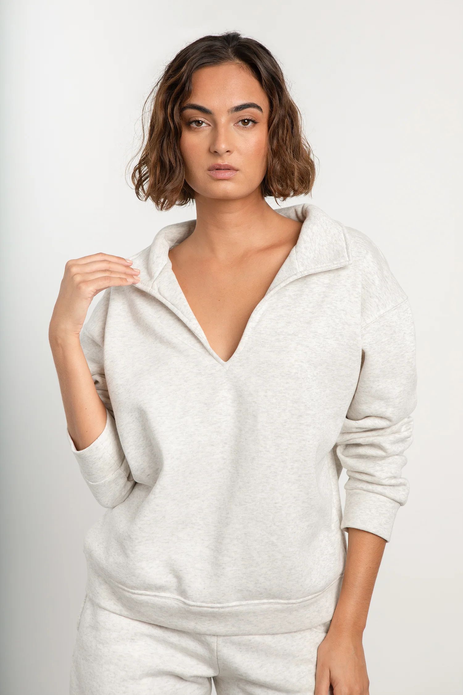 JORDAN SWEATSHIRT - ASH | Shop With Belen