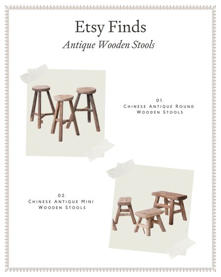 Etsy finds: Antique wooden stools #homedecor #interiordesign #round #mini #chinese #old

#LTKunder100 #LTKhome