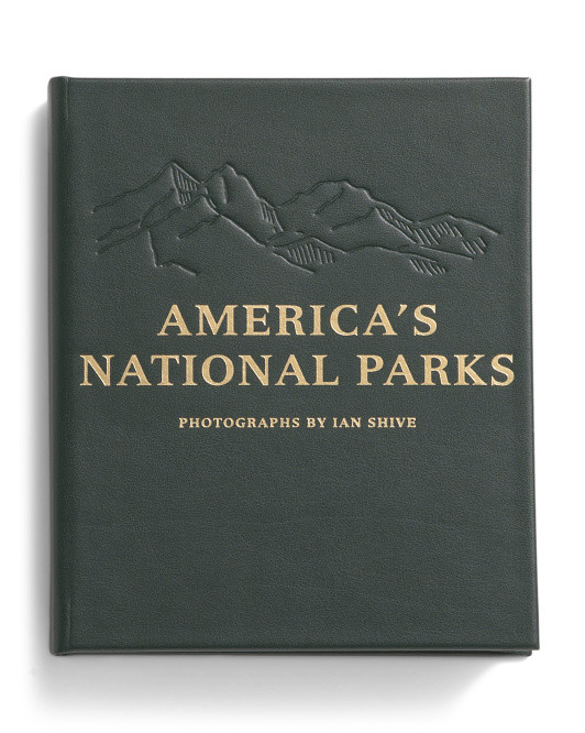 Leather Bound Americas National Park Book | TJ Maxx
