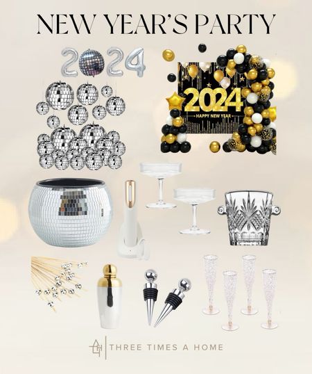 Ring in the new year with disco balls, and entertaining must haves! 

#LTKhome #LTKparties #LTKHoliday