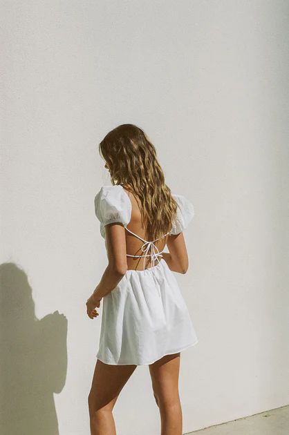 Yasmin Dress - White | SABO SKIRT (Global)