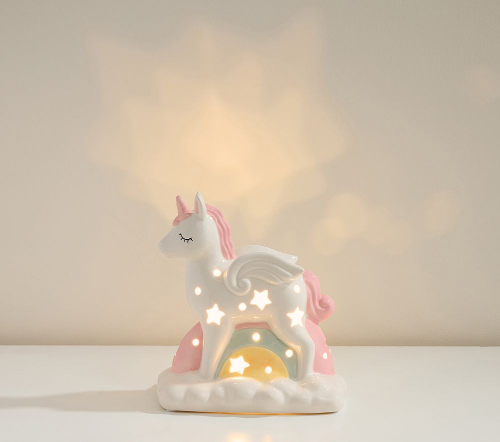 Rainbow Unicorn Ambient Nightlight (7") | Pottery Barn Kids