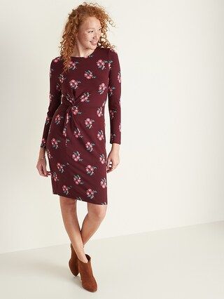 Twist-Front Dress for Women | Old Navy (US)