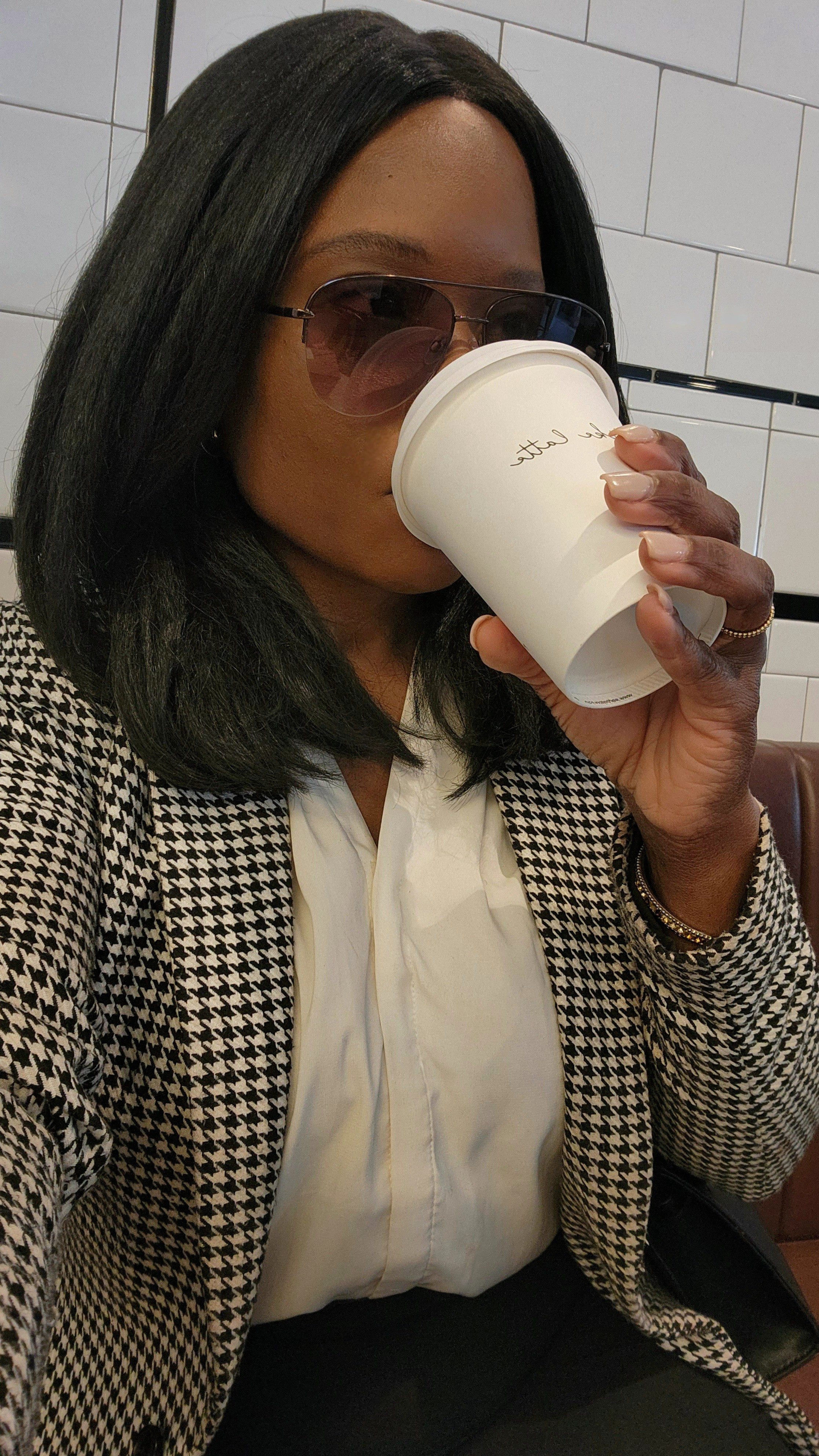 ♡ classic workwear OOTD black & white houndstooth blazer

#LTKootd #LTKWorkwear #LTKPetite