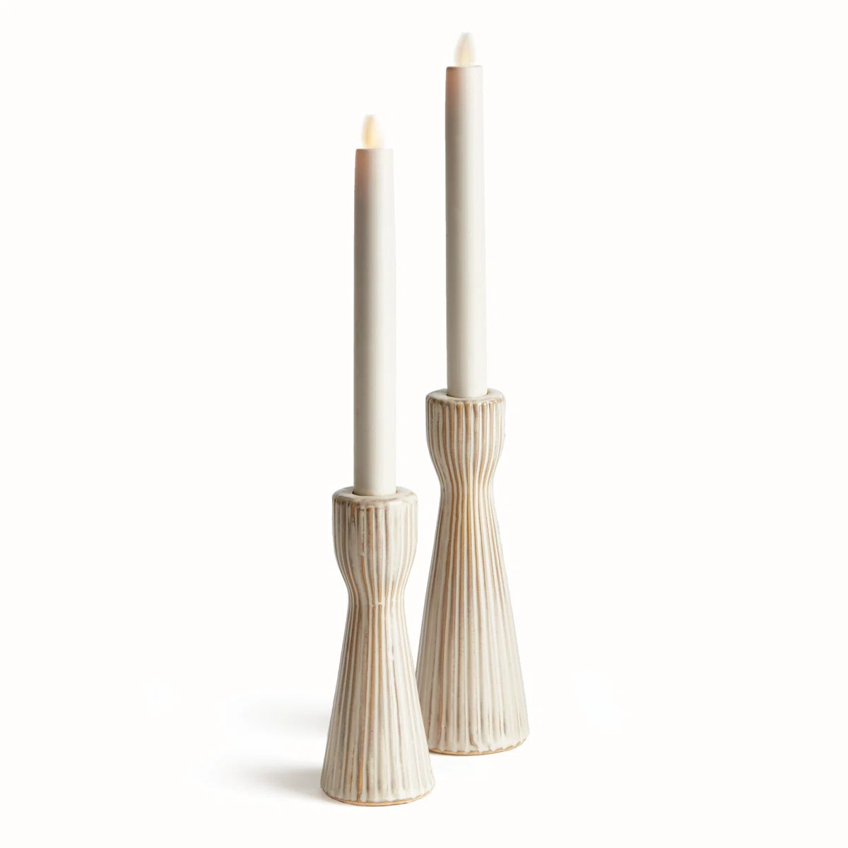 4.3'' H Ceramic Candlestick (Set of 2) | Wayfair North America