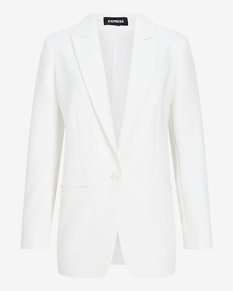 One Button Boyfriend Blazer | Express