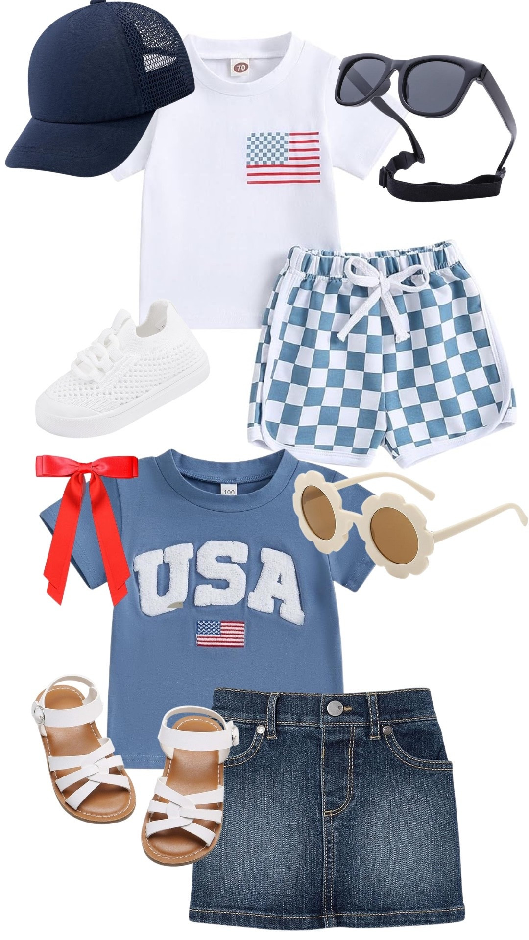 4th of July outfits from Amazon for a baby boy and toddler girl. What my kids will be wearing. 

#LTKBaby #LTKKids #LTKSummerEdit