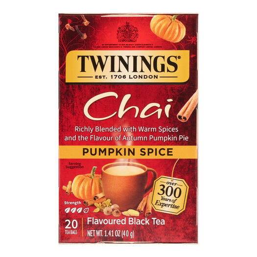 Twinings Pumpkin Spice Chai Tea 20 Count by World Market | World Market