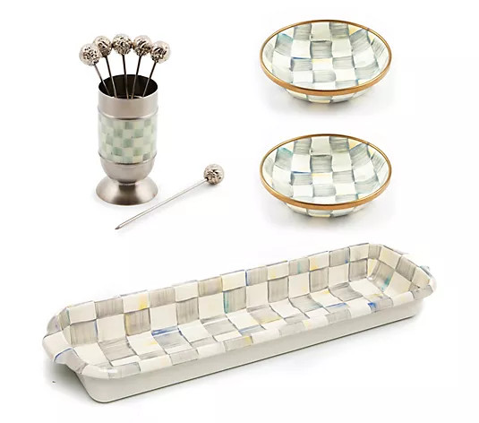 MacKenzie- Childs Crudite Entertaining Set - QVC.com | QVC