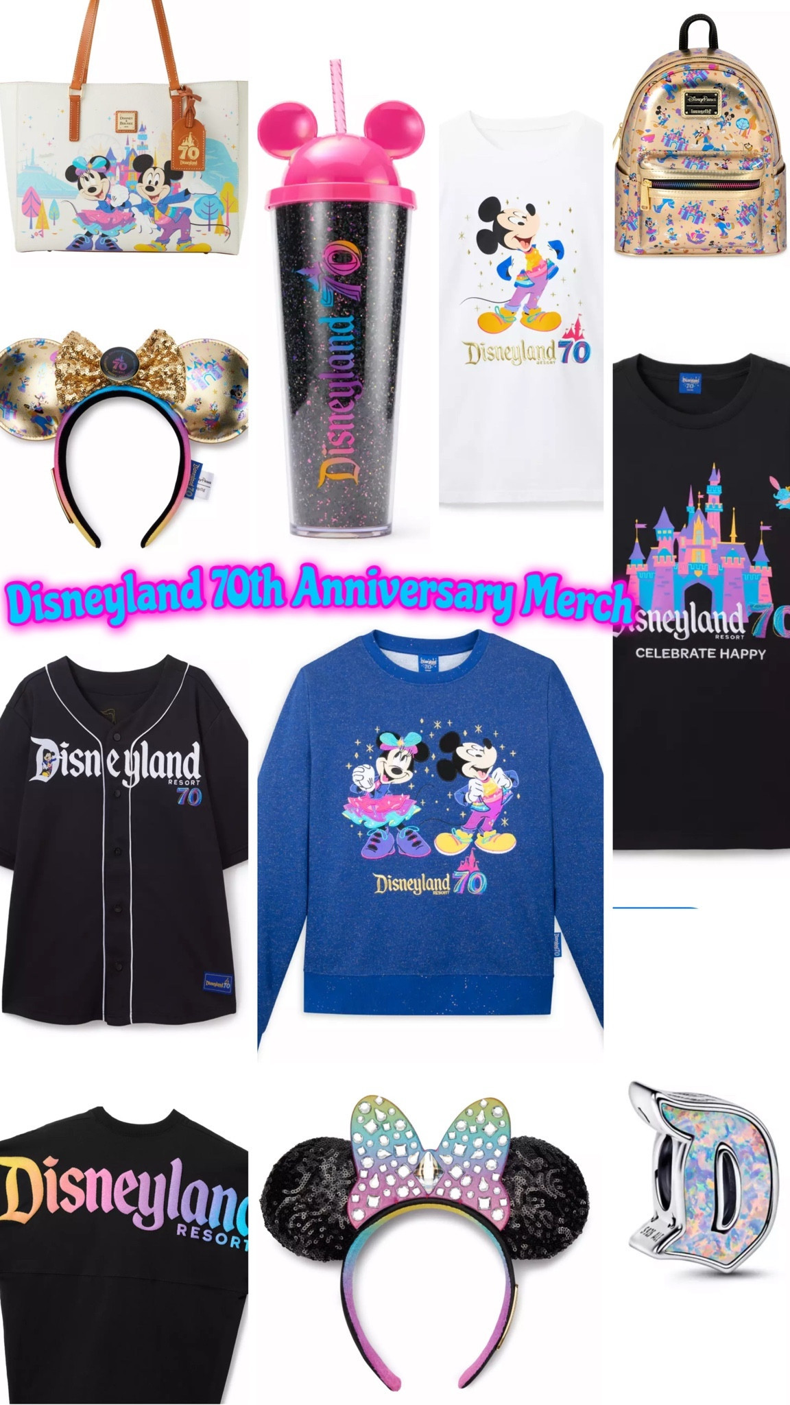 Disneyland 70th anniversary merch