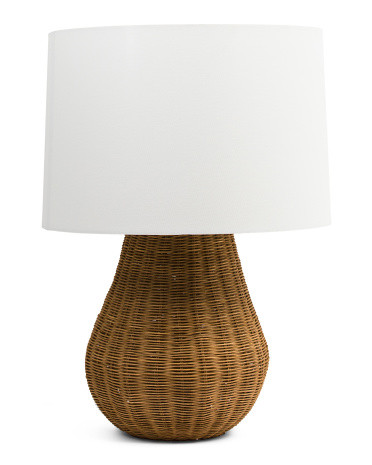 18X29In Abaca And Metal Dual Pull Table Lamp | TJ Maxx