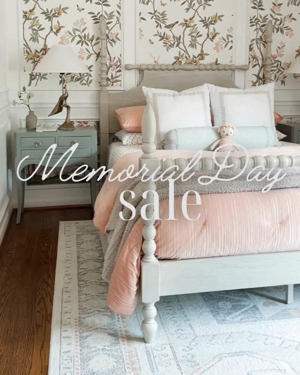Memorial Day sale! 

Spindle bed, bed frame, little girls room

#LTKHome