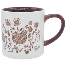 Red Shed 18.6 oz. Nordic Ceramic Mug, Red, Off White Multi | Tractor Supply