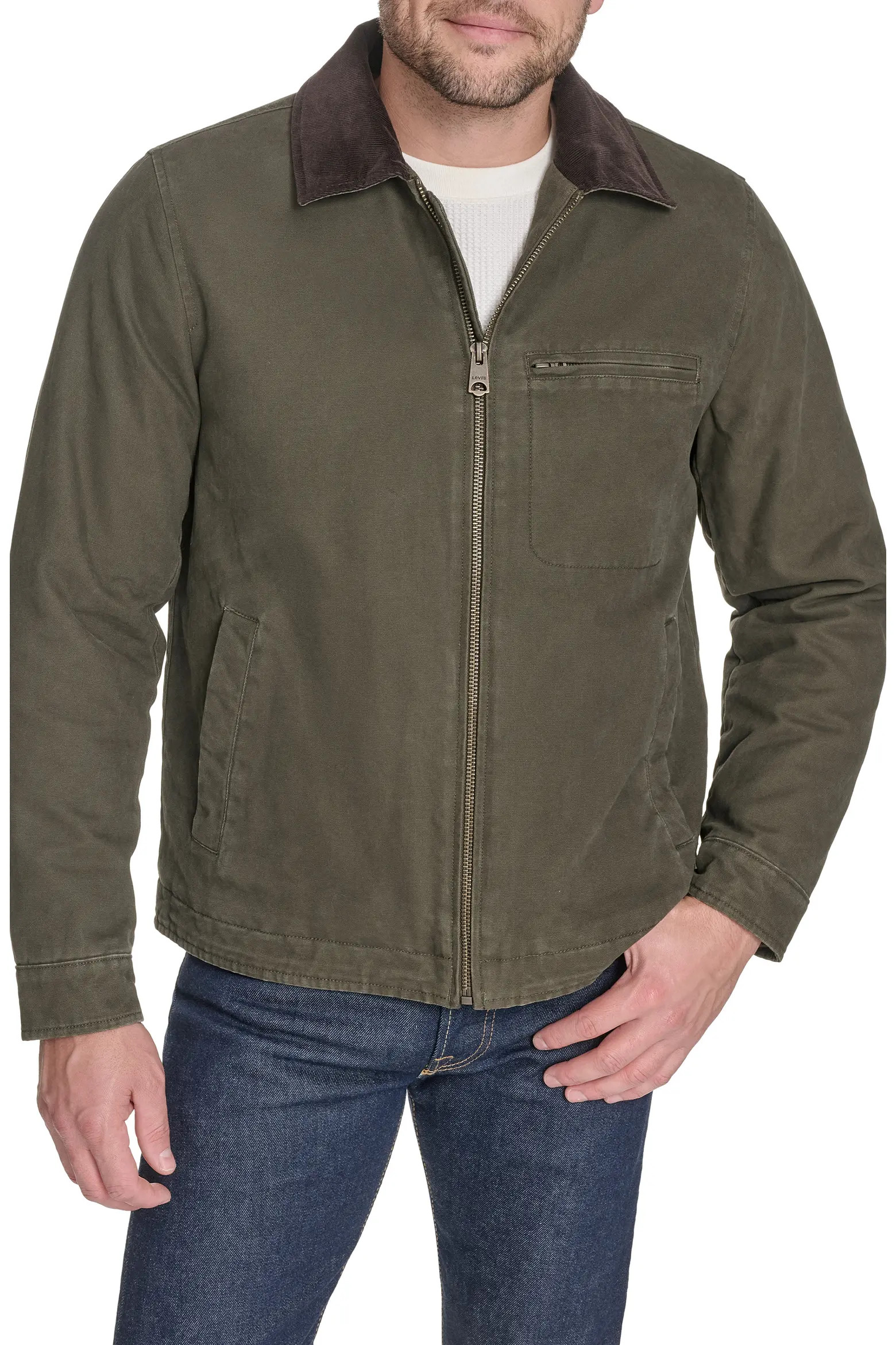 Canvas Utility Jacket with Quilted Lining (Men) | Nordstrom | Nordstrom
