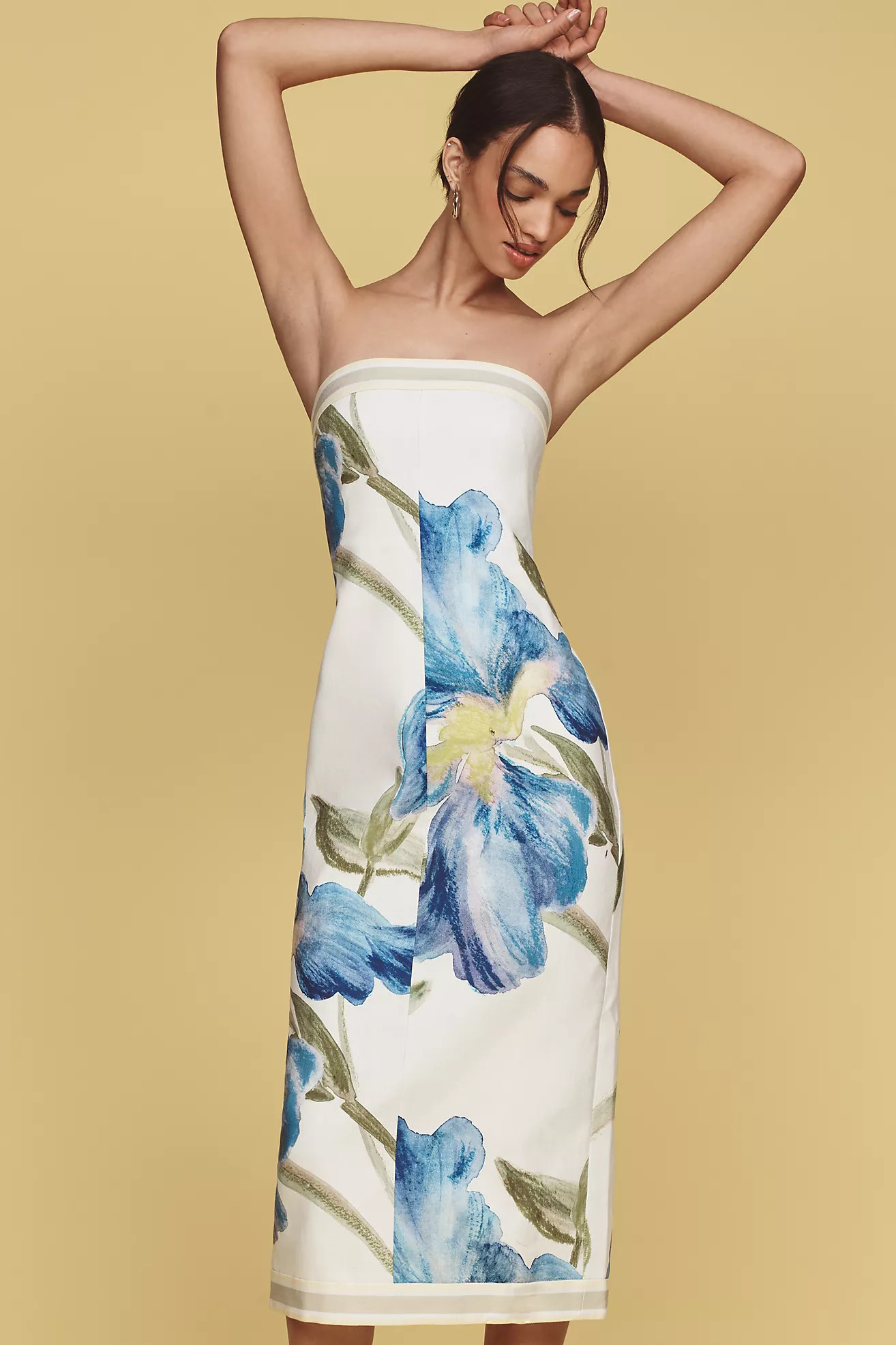 Significant Other Tess Strapless Midi Dress | Anthropologie (US)