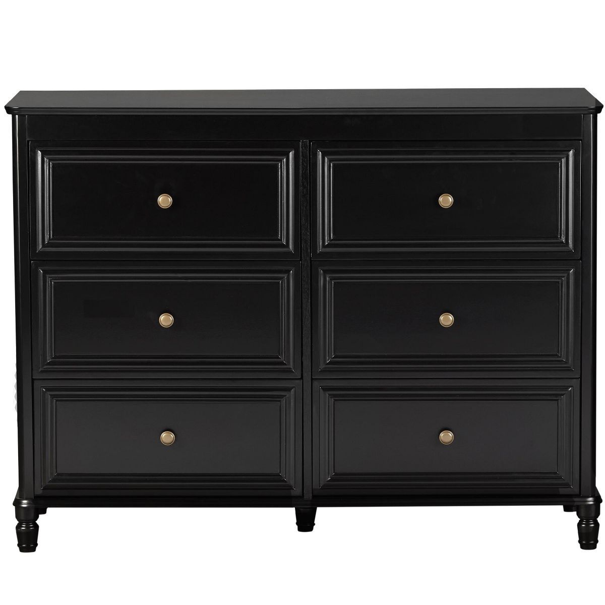 Little Seeds Piper 6 Drawer Dresser with Solid Wood Spindle Feet | Target