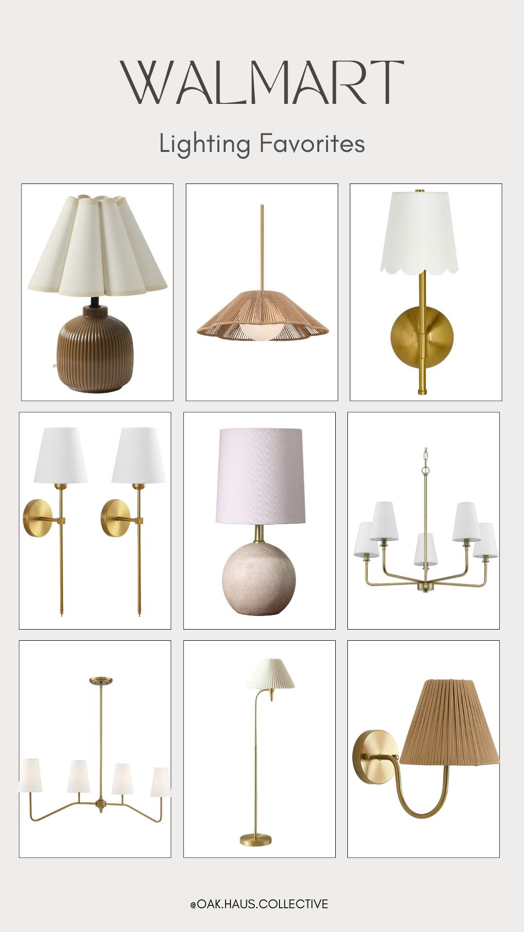 Walmart Lighting Favorites #walmart #walmartcreator #lighting #homedecor #interiordesign 

 #LTKHome #LTKFindsUnder100