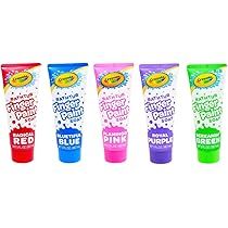 Crayola Crayon Kids Scented 3 oz Finger Paint Soap Vibrant Assorted Colors - 5 PACk | Amazon (US)