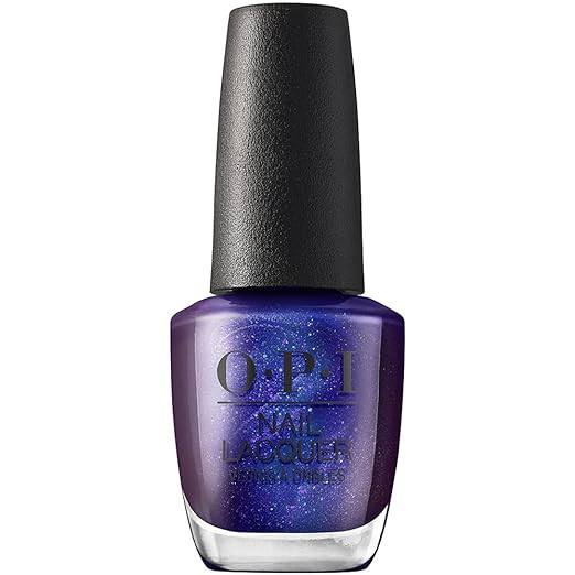 OPI Nail Lacquer Nail Polish | Opaque Dark Blue Purple Shimmer Chip Resistant Nail Polish | Vegan... | Amazon (US)