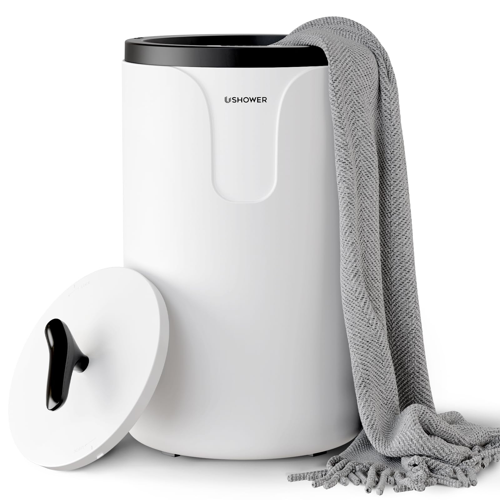 USHOWER Towel Warmers for Bathroom, 20L Large Towel Warmer Bucket for Spa & Massage, Auto Shut-Of... | Amazon (US)