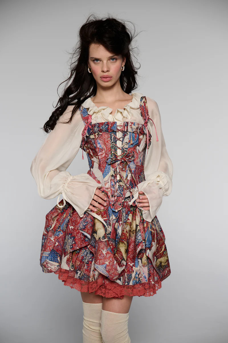 The Lady and the Unicorn Wonderland Corset | Selkie Collection