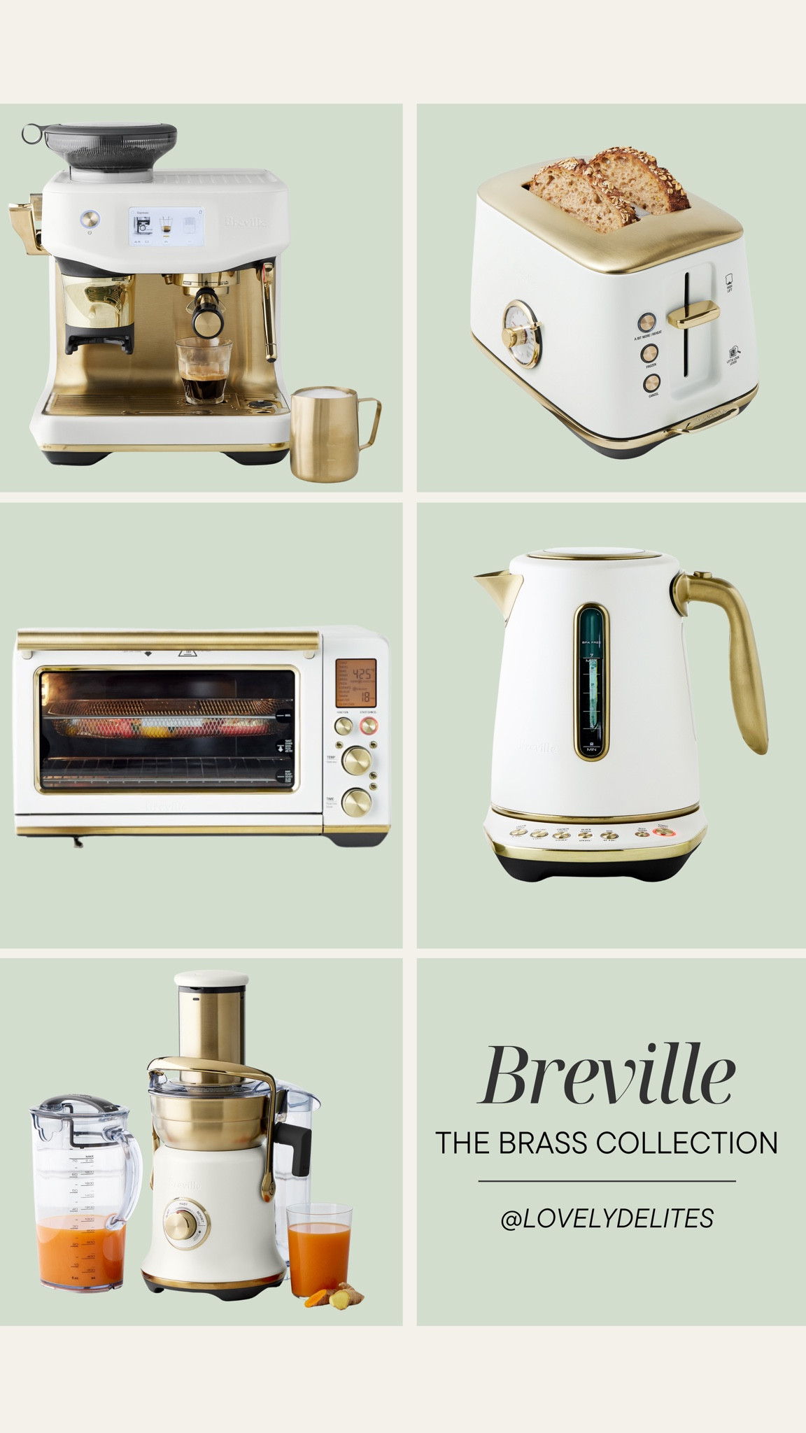 I need every piece from Breville’s new Brass Collection 😍

#LTKHome