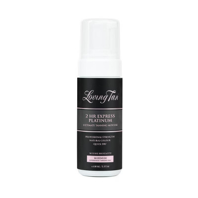 Loving Tan Platinum 2 HR Express Mousse - 3.3 fl oz - Ulta Beauty: Self Tanner, Whole Body, Scented | Target