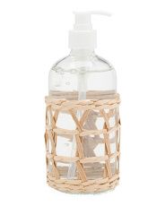 15.7oz Floral Bamboo Hand Soap In Glass Jar | Marshalls