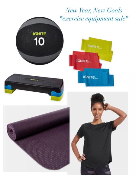 Exercise equipment and clothing sale at Target to help those New Year goals! 

#LTKunder50 #LTKsalealert #LTKfit