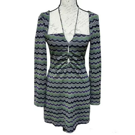 new Zara women dress 9511/328/050 polyester blend purple green sz S $79 | Walmart (US)