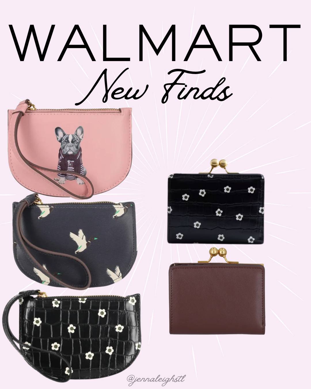 New at Walmart! These Free Assembly kiss lock frame wallets and matching wristlet wallets are available in the cutest prints. They're such a fun way to add a pop of color to your bag, and they would also make a great little gift. 

 #LTKootd #LTKMidsize