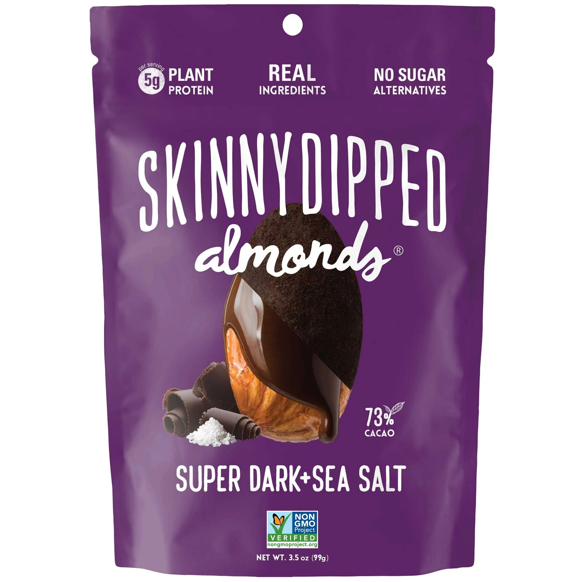 Skinny Dipped Almonds Super Dark Chocolate Plus Sea Salt Dipped Almonds, 3.5 Ounce -- 10 per case... | Walmart (US)