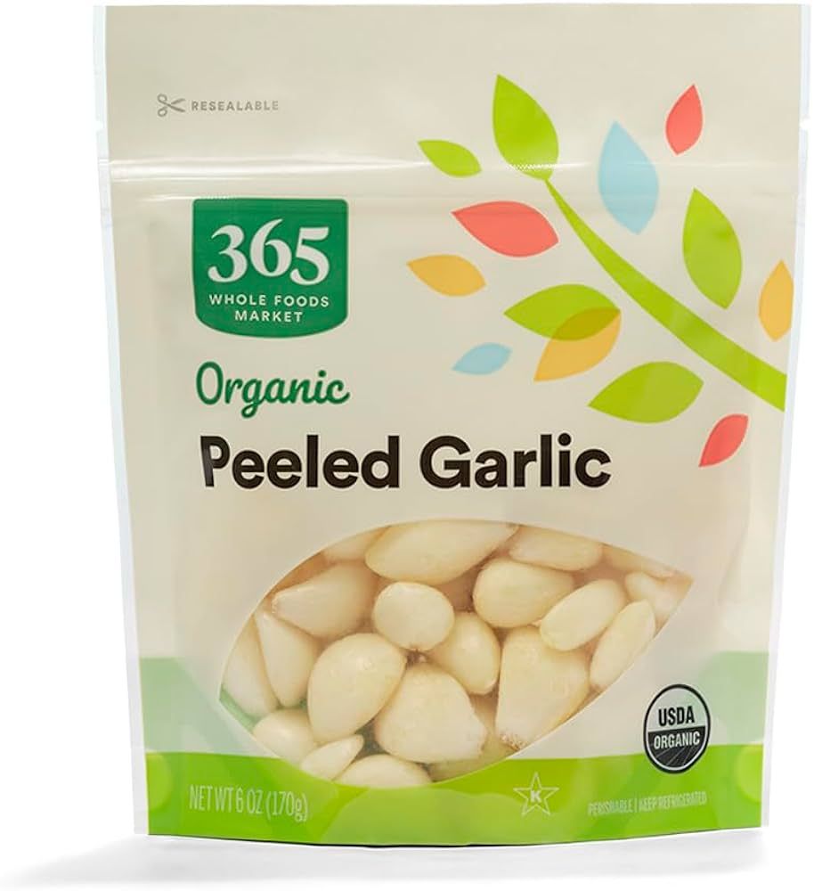 365 by Whole Foods Market, Garlic Peeled 6Oz Organic, 6 Ounce | Amazon (US)