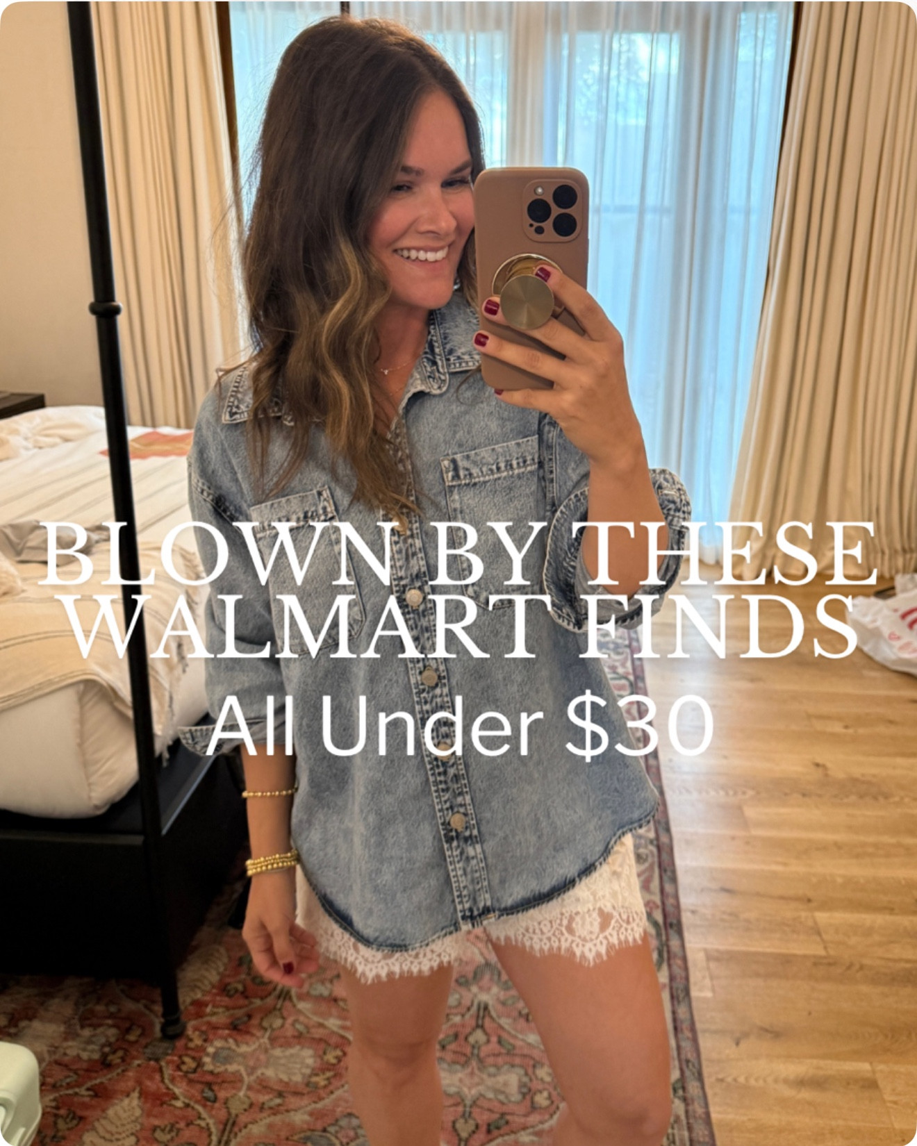 Comment “WALMART FINDS” for deets. 🎉Walmart new arrivals I can’t stop talking about. So many new spring finds, sandals, beaded necklace, Jeans that give Anthro — affordable pieces that give a luxe feel without the price tag. The jeans are my favorite!  #WalmartFashion 


#LTKSaleAlert #LTKgrwm #LTKootd