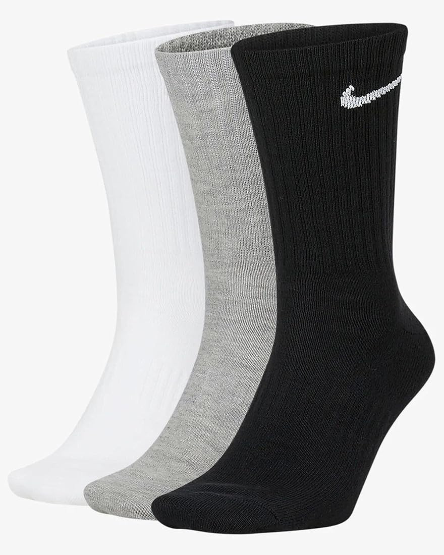 Nike Unisex Everyday Cushion Crew 3 Pair | Amazon (US)
