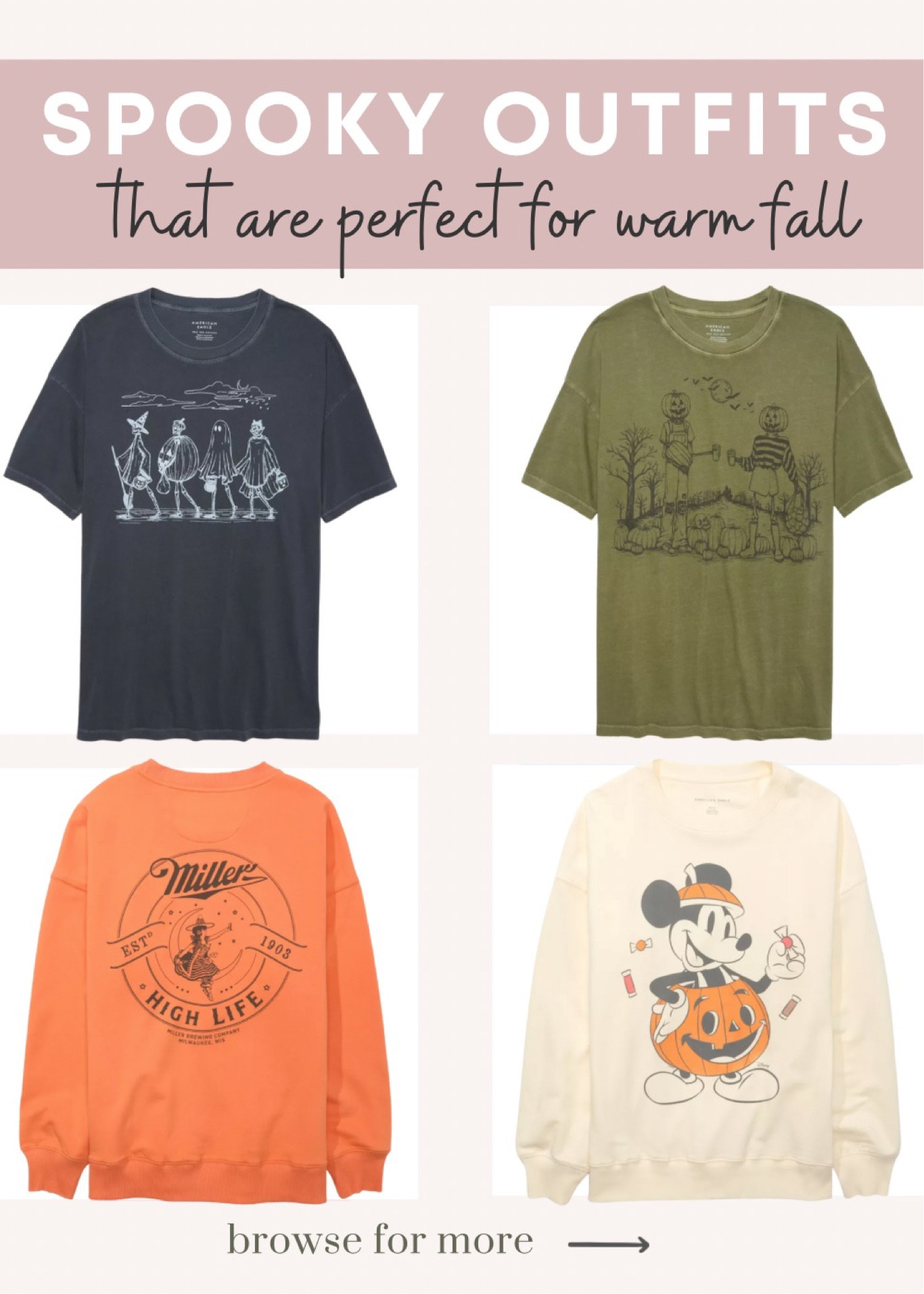 Additional 25% off these graphic T-shirts and sweatshirts for warm fall from aerie for the ltk sale. These will all be included in the LTK sale#LTKunder50 #LTKunder100 #LTKFind 



#LTKU #LTKmidsize #LTKSeasonal #LTKstyletip #LTKsalealert #LTKSale