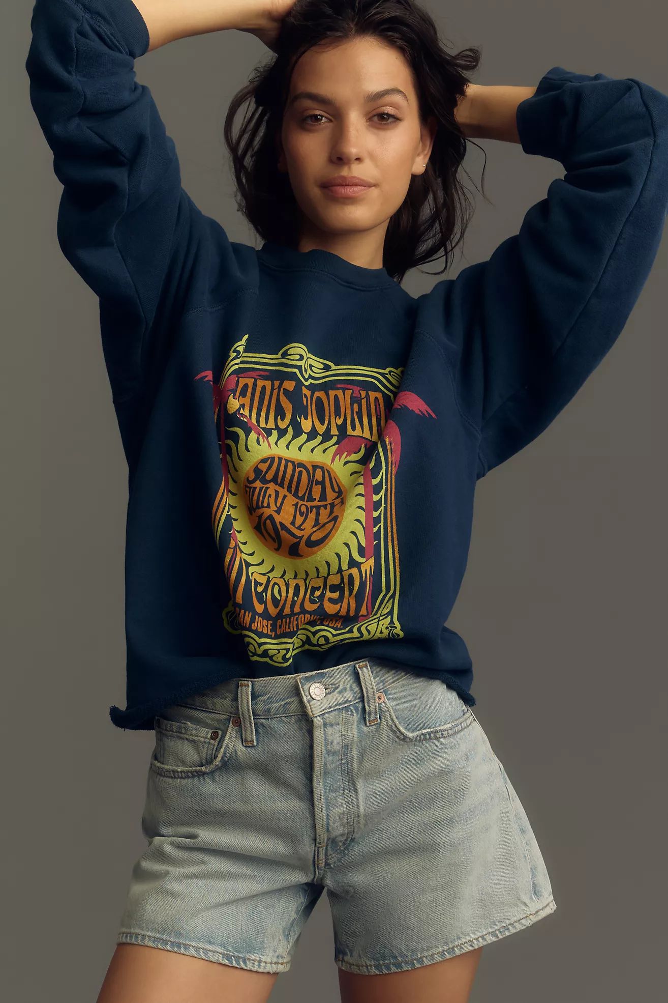 Original Retro Brand Janis Joplin Sweatshirt | Anthropologie (US)