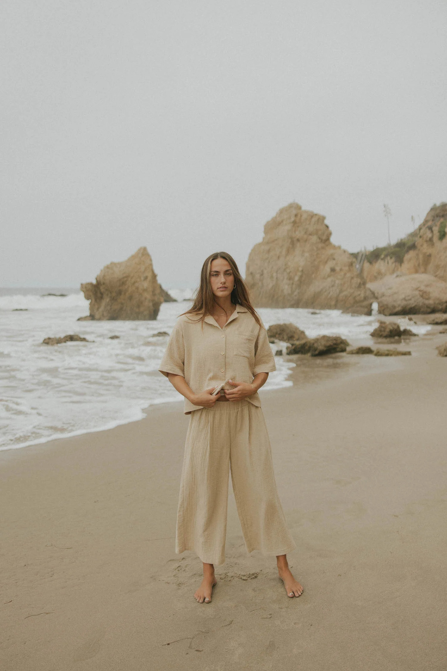 Carmen Pant | Oat | Altair The Label