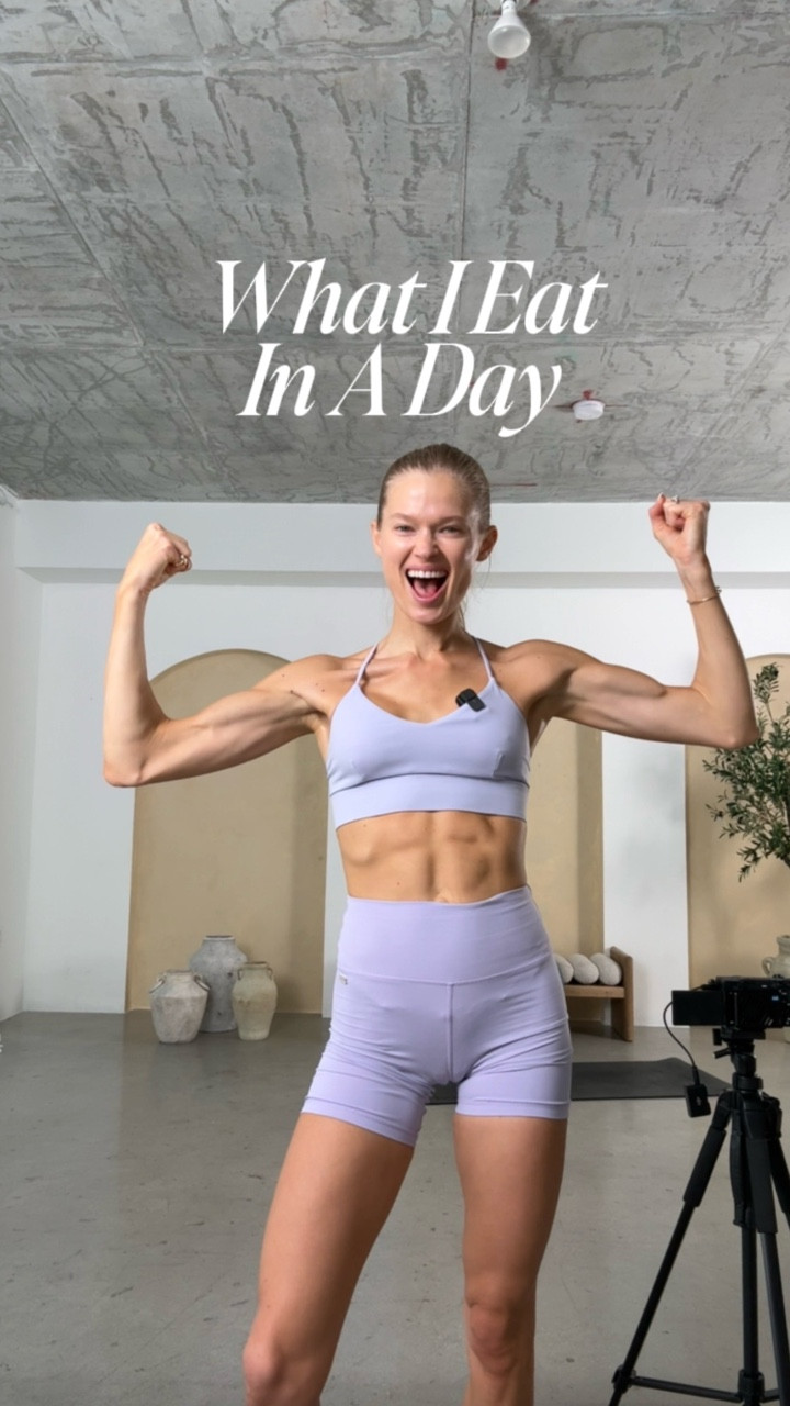 What I eat in a day leading up to my biggest business launch 🤍 (OMG so excited ) 

I come from a modeling culture where before big moments, I would restrict. In my mind, if it wasn’t painful, it didn’t count. If I wasn’t pushing harder or eating less, I wasn’t giving it my all.
It took me years to rewire that belief.
Now, before big things, I don’t restrict..
I focus on feeling strong, energized, and clear. Because when you feel good on the inside, the outside follows.

That shift in mindset is exactly the foundation of what I’ve been building.

More on Monday (save the date)🥹 🤍

#whatieatinaday #minivlog 

#LTKfitnessgoals #LTKvlog #LTKmorningroutine